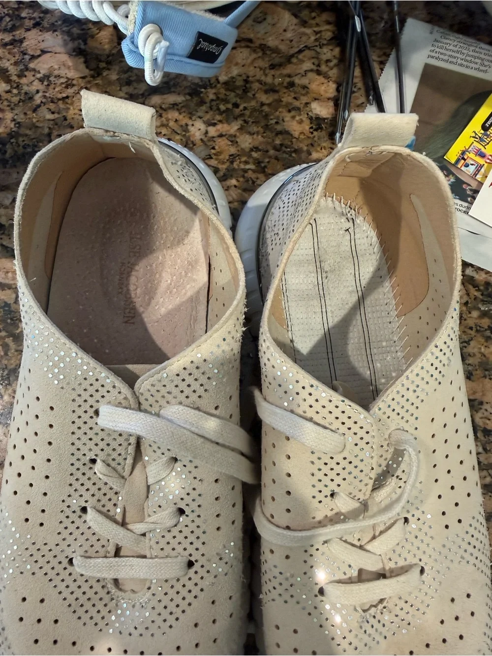 Ilse Jacobsen Cashew Knit Lace-Up Sneakers